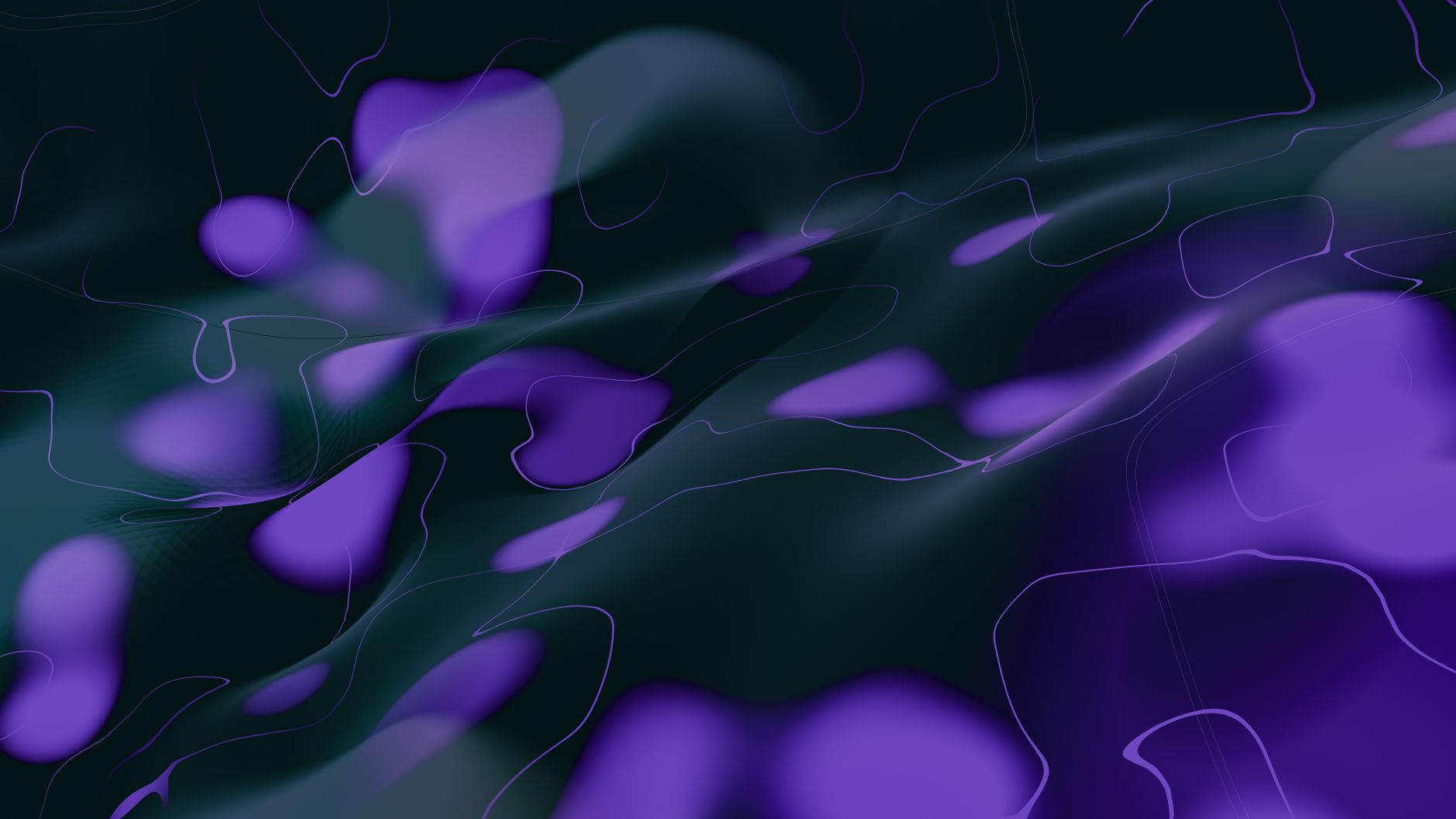 Abstract design featuring flowing purple shapes on a dark background, perfect for modern digital art.