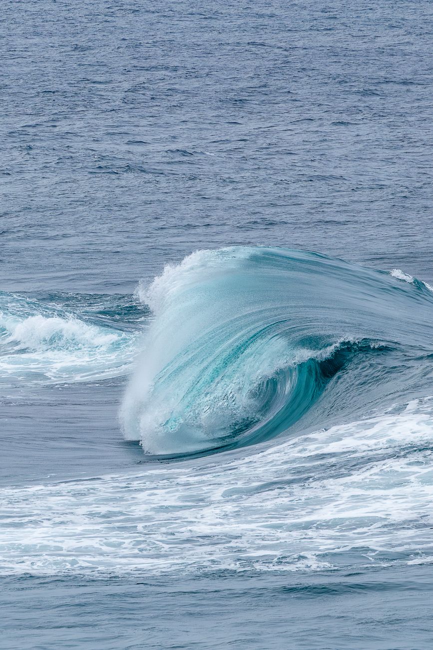 Captivating image of waves breaking at Culburra Beach, New South Wales, Australia.
