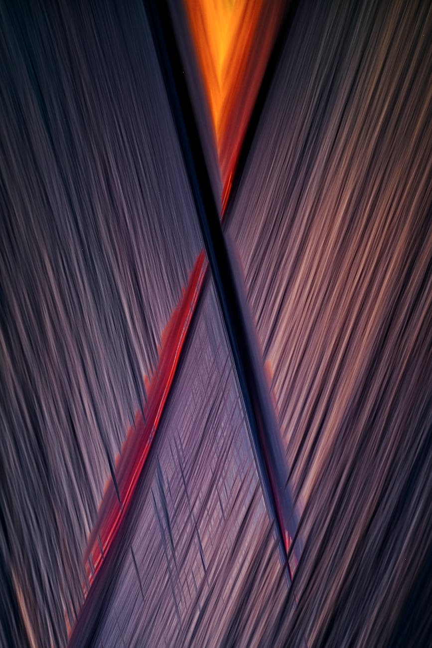 Intricate and modern abstract geometric light patterns with vibrant colors and bold designs.