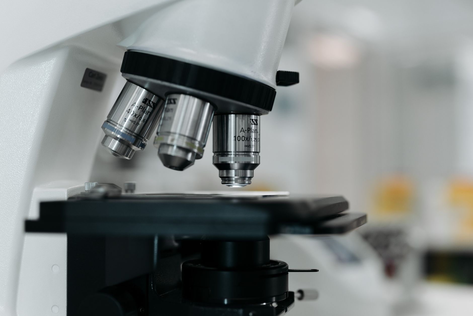 Detailed image of a microscope lens, highlighting precision in scientific research.