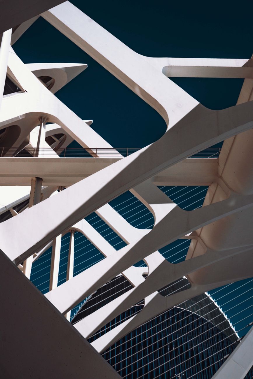 A striking modern architectural design showcasing intricate geometric patterns and innovative structure.