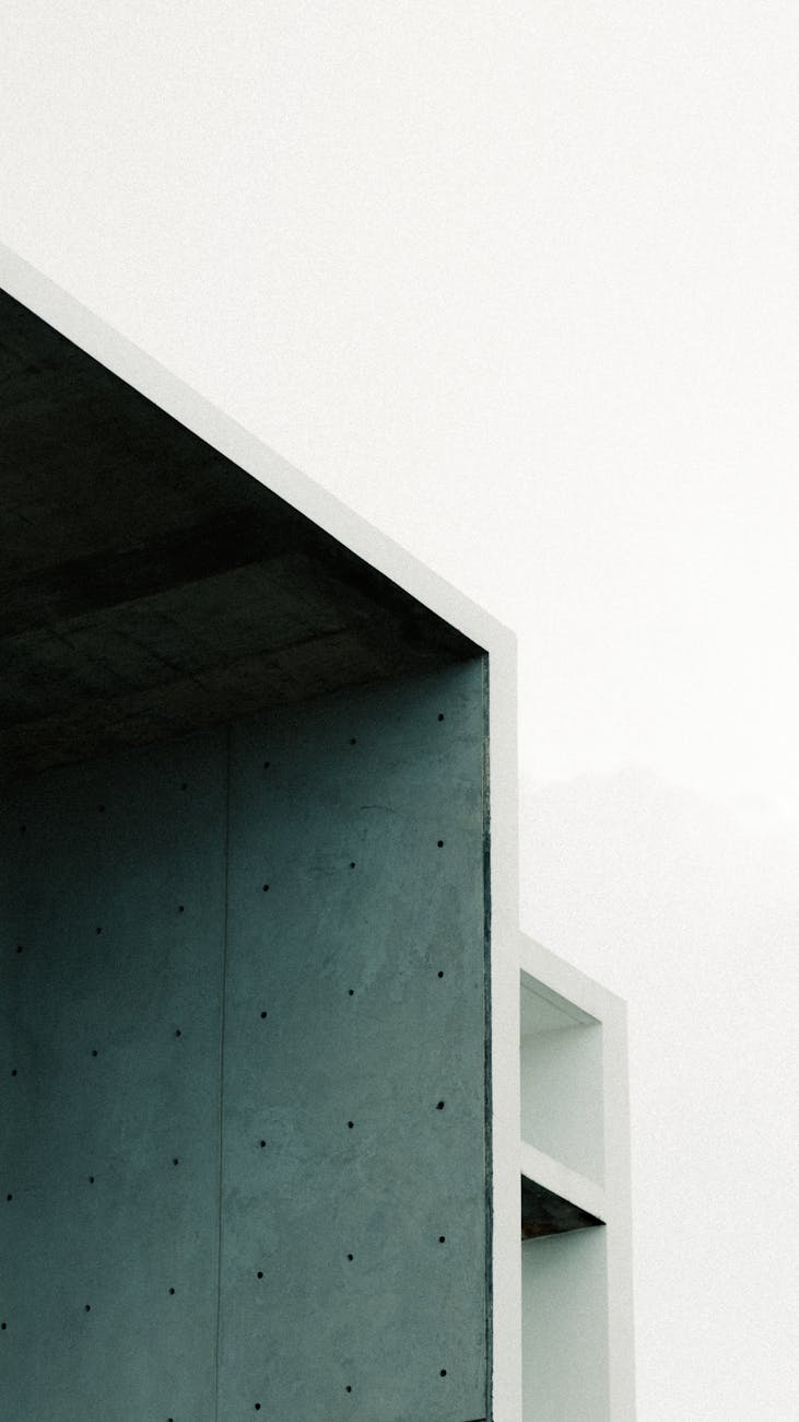 A striking minimalist architectural design with clean lines and modern aesthetics.